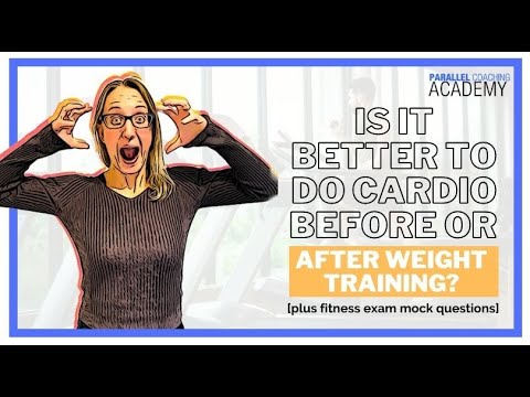 Is it better to do Cardio Before or After Weight Training?