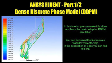 ✅ ANSYS FLUENT - Tutorial Dense Discrete Phase Model (DDPM) - Part 1/2