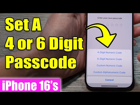 iPhone 16/16 Pro Max: How to Set A 4 or 6 Digit Passcode