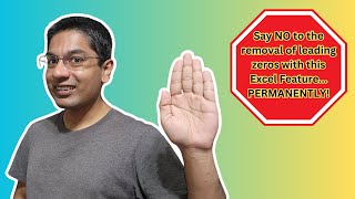 How to Keep Leading Zeros in Excel & CSV Files Opened in Excel PERMANANTLY!