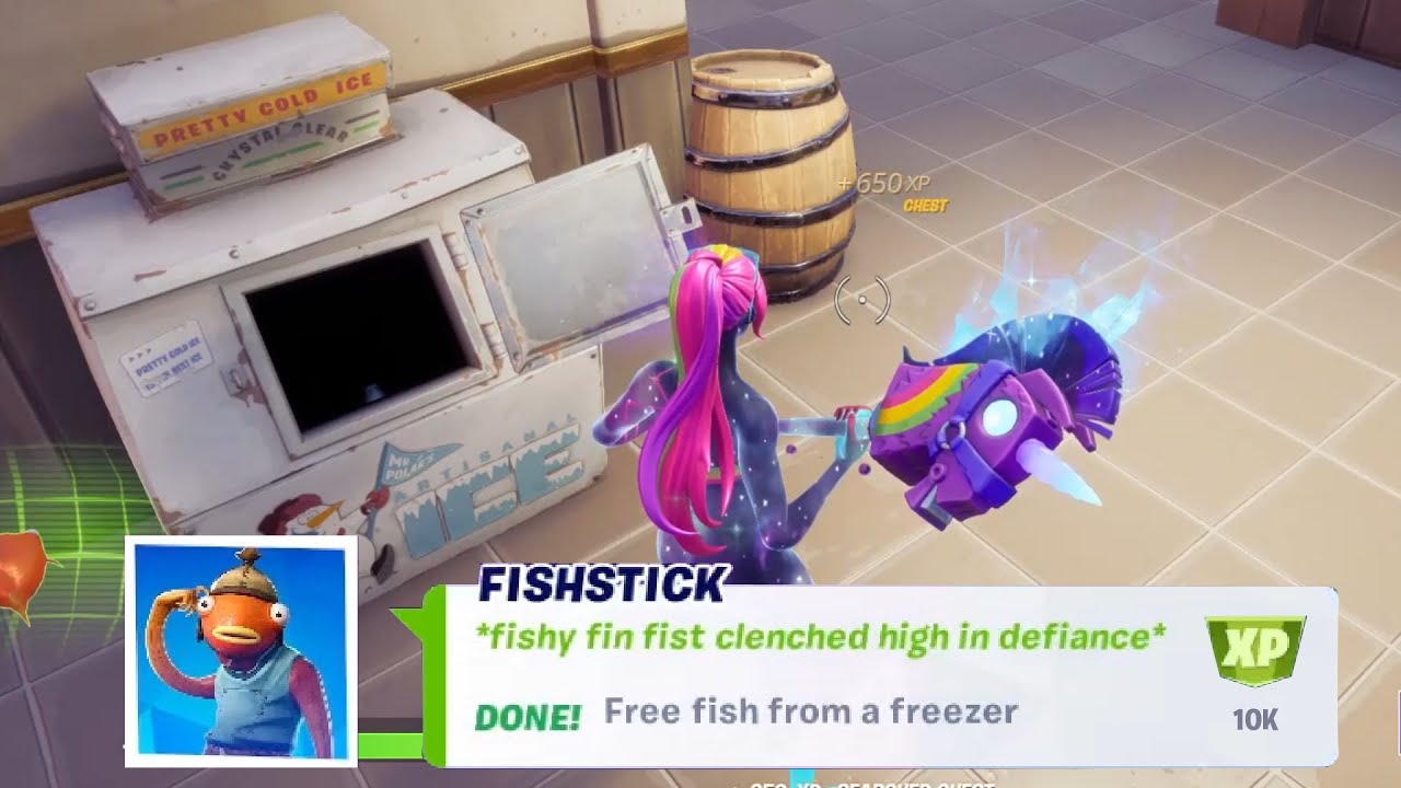 How to complete "Free Fish From A Freezer" in Fortnite Season 5 Quick