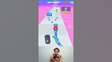 Snake Run Race 3D Level 73 All Levels Gameplay Walkthrough Android New Update #gaming #shorts