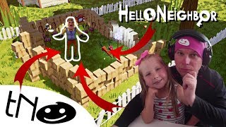 DOMEČEK Z KRABIC U SOUSEDA | Tatínek a Barunka | Hello Neighbor CZ/SK