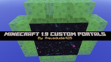 Custom End Gateway Portals | Minecraft | Commands