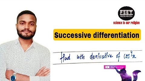 Higher order derivative example: nth derivative of cos^4x #fsetresearch #calculus #derivatives