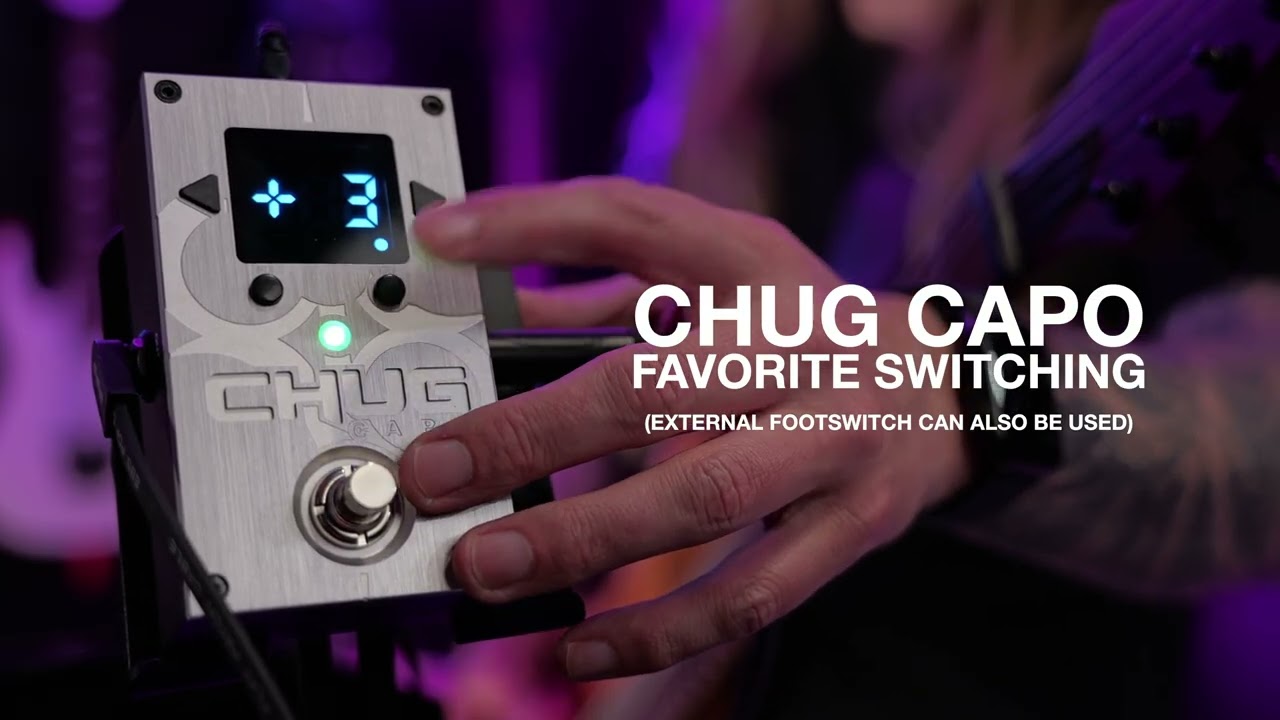 SOLAR GUITARS CHUG CAPO: ブリッジミュートの刻みに特化したピッチ