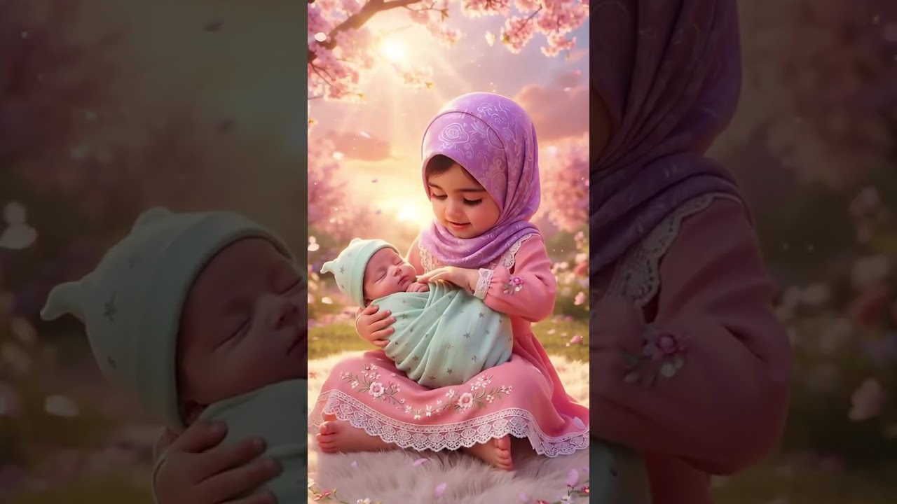 Cute Baby Teaches Arabic Alphabet | Alif Ba Ta Sa Jim | Islamic Kids Shorts