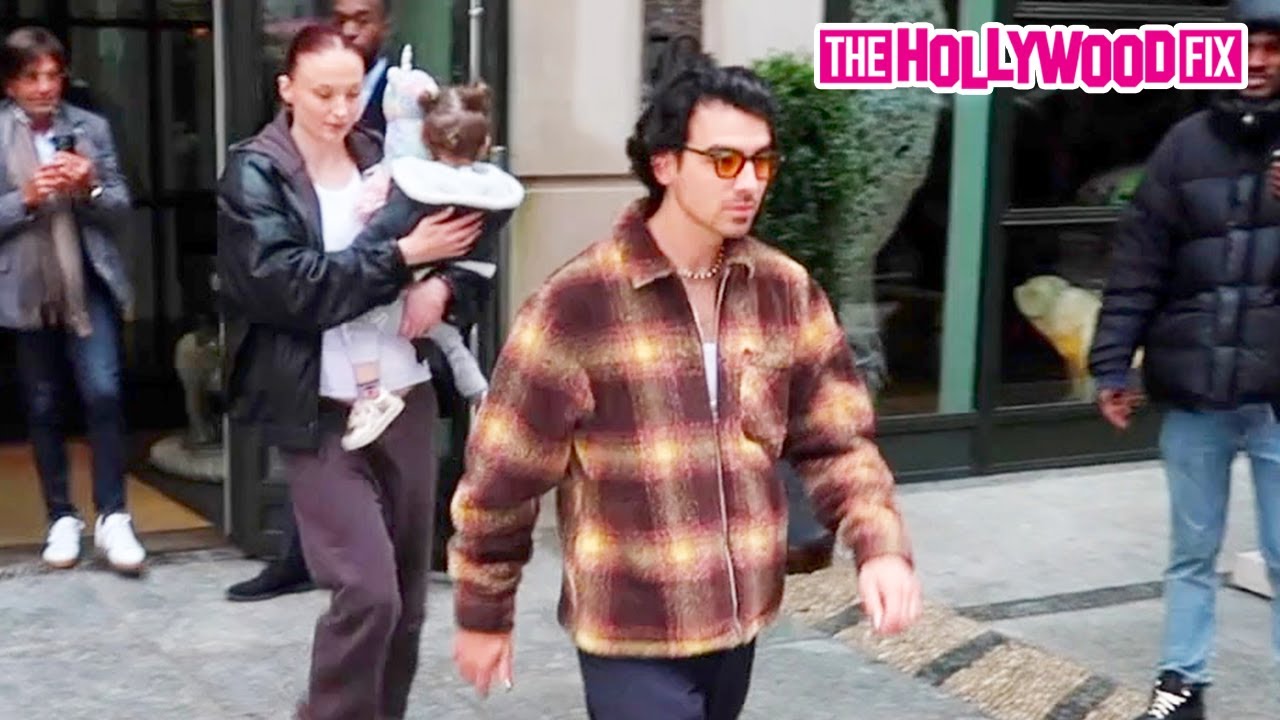Joe Jonas, Sophie Tuner & Baby Willa Jonas Are Seen Leaving Their Hotel Together As A Family In N.Y.