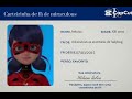Minha carteirinha de fã de#miraculous #ladybug#eu errei a data e dia 7/03/2016