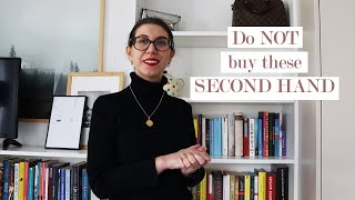 5 items you should NEVER buy second hand