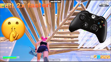 The SECRET TO EDITING FASTER on (CONSOLE & CONTROLLER) In Chapter 6 *Lower INPUT DELAY*