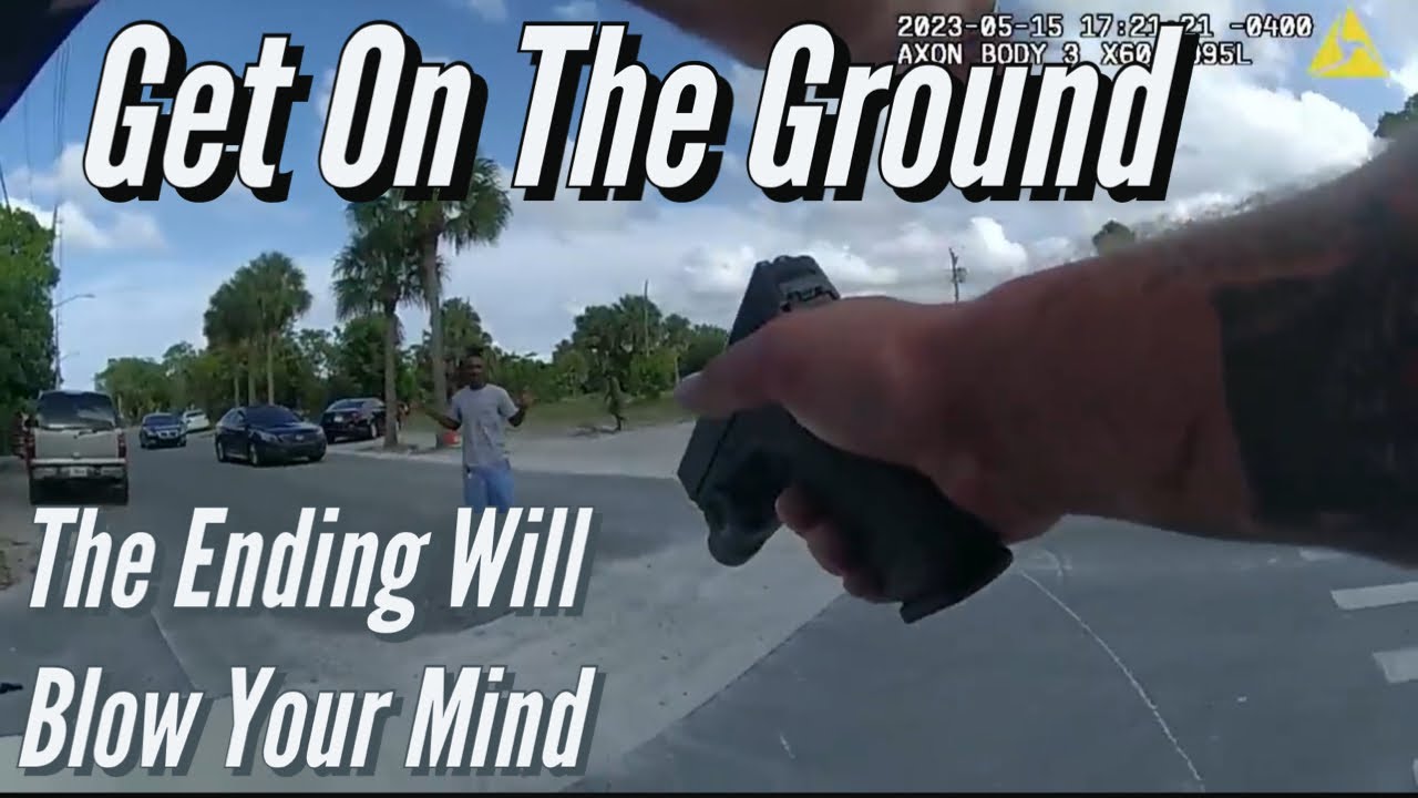 Dude Pulls Gun In Front Of Police And Chaos Erupts!!! Stuart, Florida