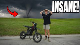 A TORNADO Hit Us While Testing Out My New E Bike!