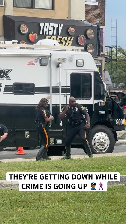 THEY GETTING DOWN WHILE CRIME IS GOING UP 👮🏾🕺🏽