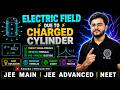 8. Electric Field due to Charged Cylinder 🧲📏 | JEE Mains + Advanced | NEET | Concept + PYQ Solved 🔥