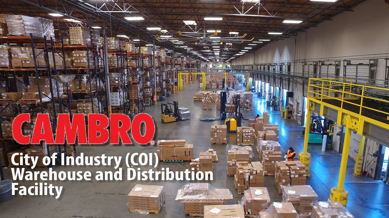 Cambro Manufacturing: City of Industry (COI) Warehouse - YouTube