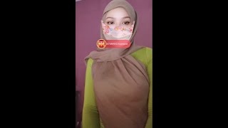 Cikya Tudung Labuh Masih Kelihatan Besar