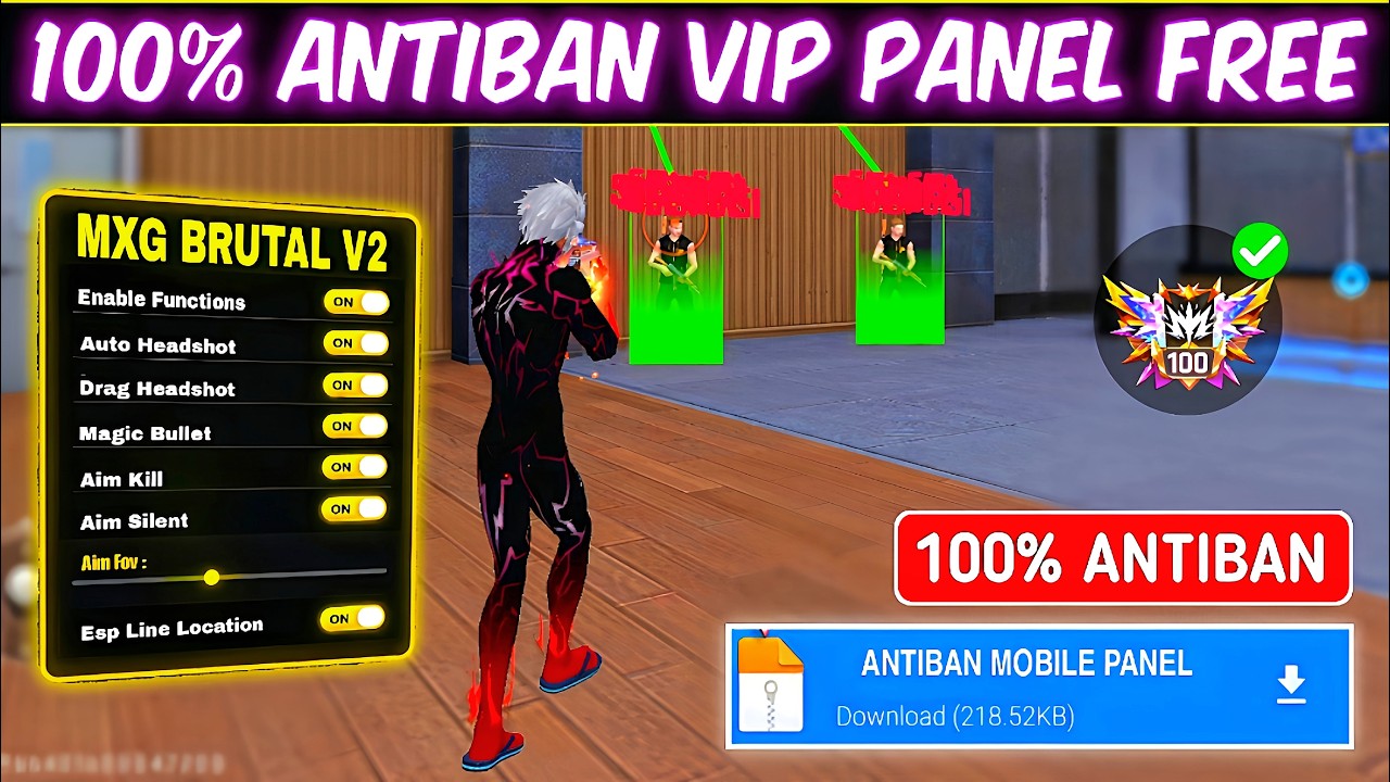 Free Fire Panel OB52 🔥 FF Antiban Panel Mobile | Free Fire Hack New 😈 FF Injector 2026 | FF Panel