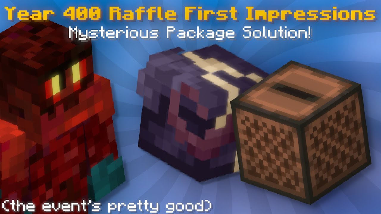 Raffle Event First Impressions + Mysterious Package Solution! (Hypixel ...