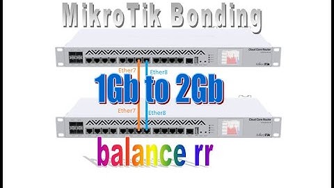 MikroTik Bonding Configuration || Modes: balance rr ||