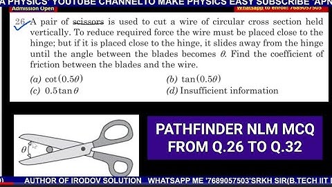 PATHFINDER NLM MCQ FROM Q.26 TO Q.32