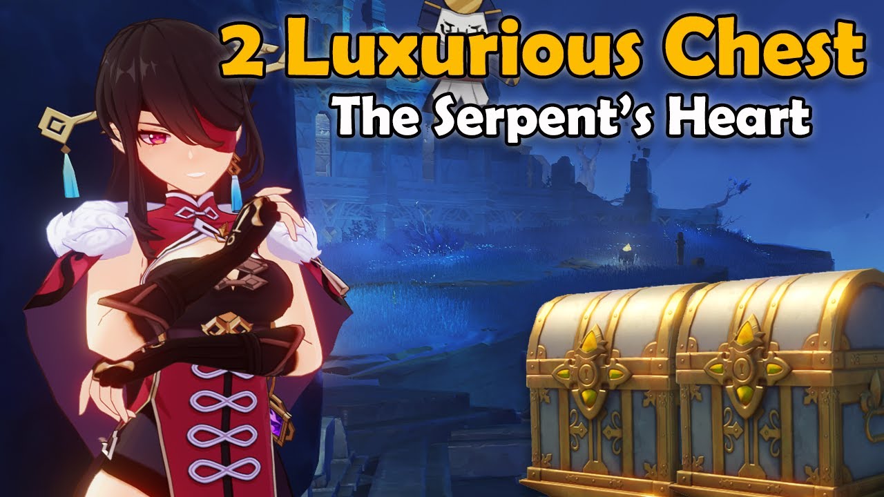 Genshin Impact 2 Luxurious Chest The Serpent's Heart Enkanomiya