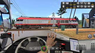 Bus Simulator : Ultimate | Crossings 💫🚧❌️ | Mobile Gameplay | Zuuks | Drive with Devil 😈 screenshot 1