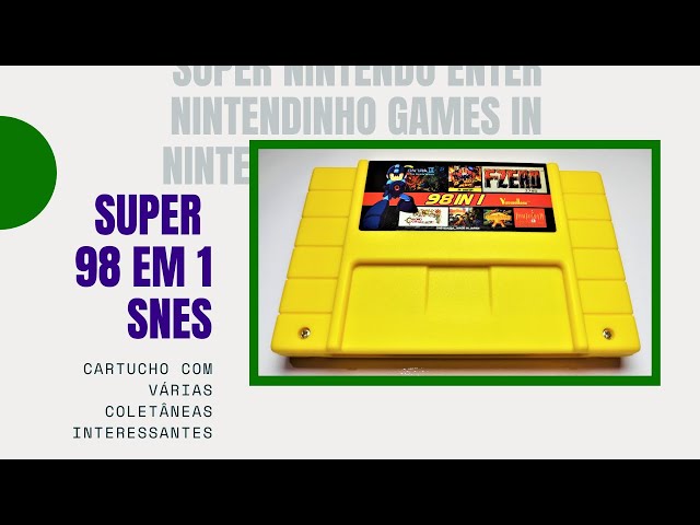 Cartucho Multi Jogos 8 Em 1 Super Nintendo Snes 003
