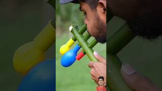 DIY Bamboo Creations With Three Color Balloon #bamboo #bambooart