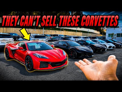 Dealerships can't GIVE AWAY New C8 Corvettes Z06 After HUGE Price Drops!