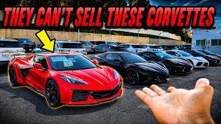 Dealerships can't GIVE AWAY New C8 Corvettes Z06 After HUGE Price Drops!