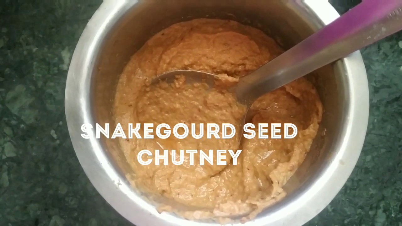Snakegourd seed chutney recipe in tamil/புடலங்காய் விதை சட்னி/sidedish