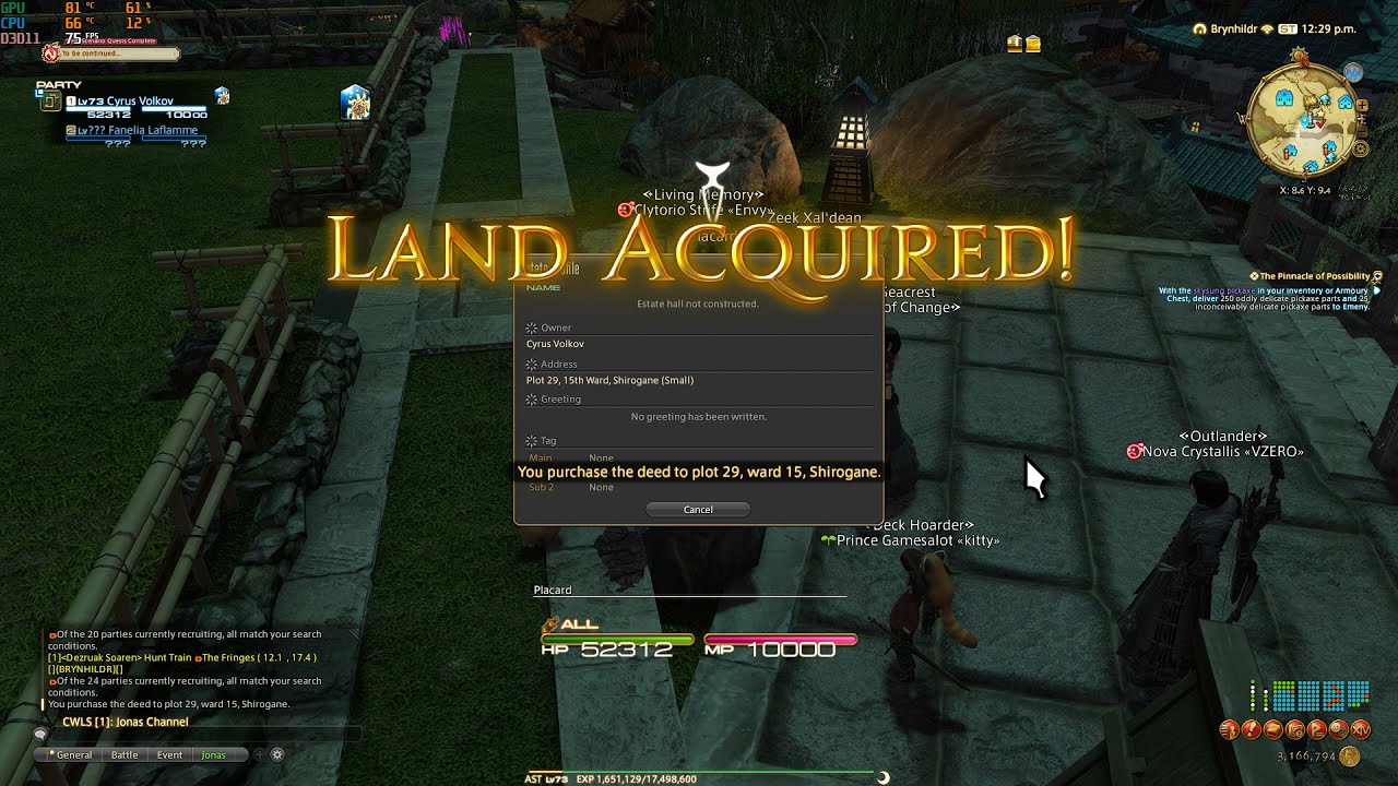 I just won Housing: Savage