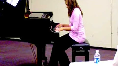 Cassandra Byers piano solo at National Fine Arts 2...