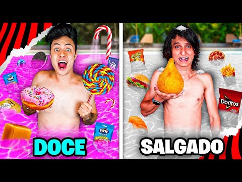 PISCINA DOCE vs PISCINA SALGADA! - Desafio