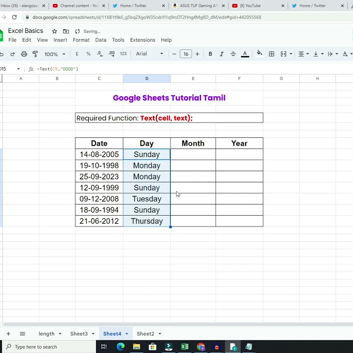 Extract Day Month Year From Date In Google Sheets shorts extract-day-month-year-from-date-in-google-sheets-shorts