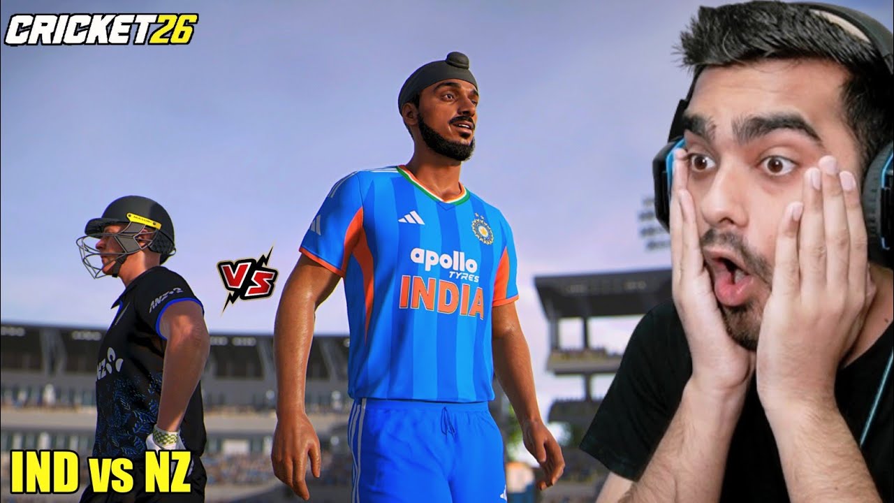 END! India Vs New Zealand T20-5 Cricket 26 (Hardcore Mode) - YouTube