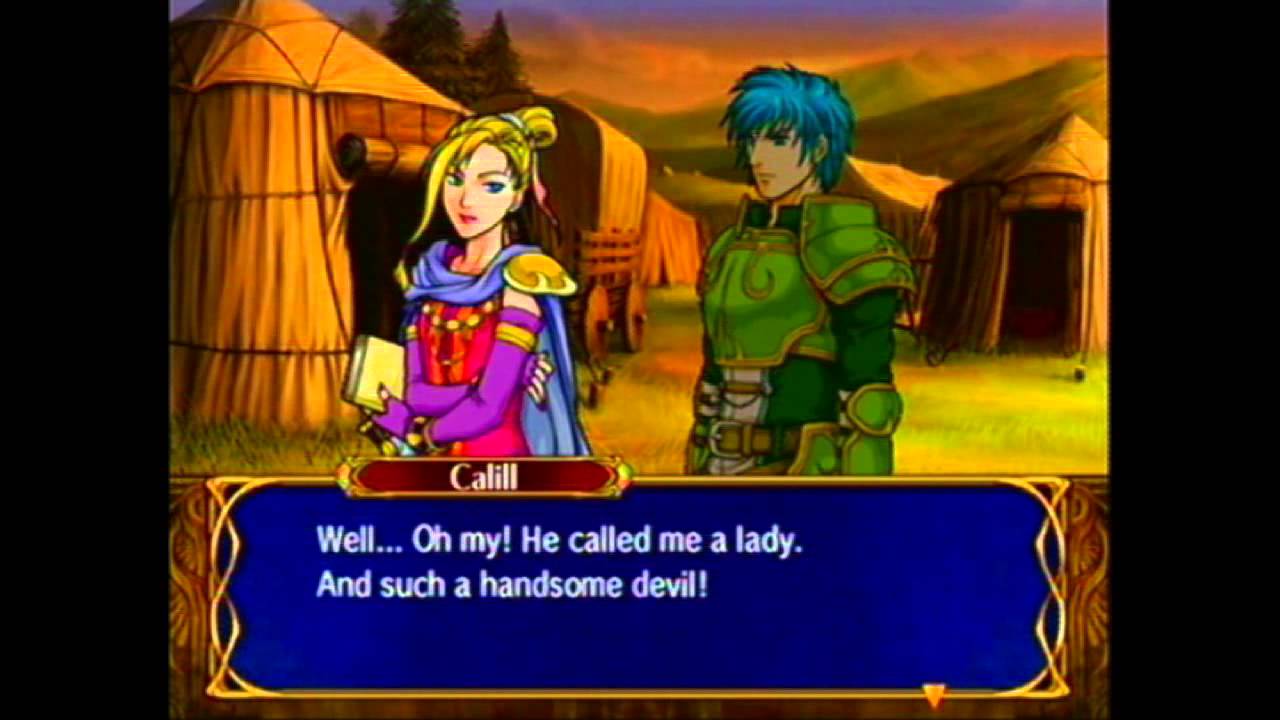 Fire Emblem: Path of Radiance - Support C: Calill & Geoffrey