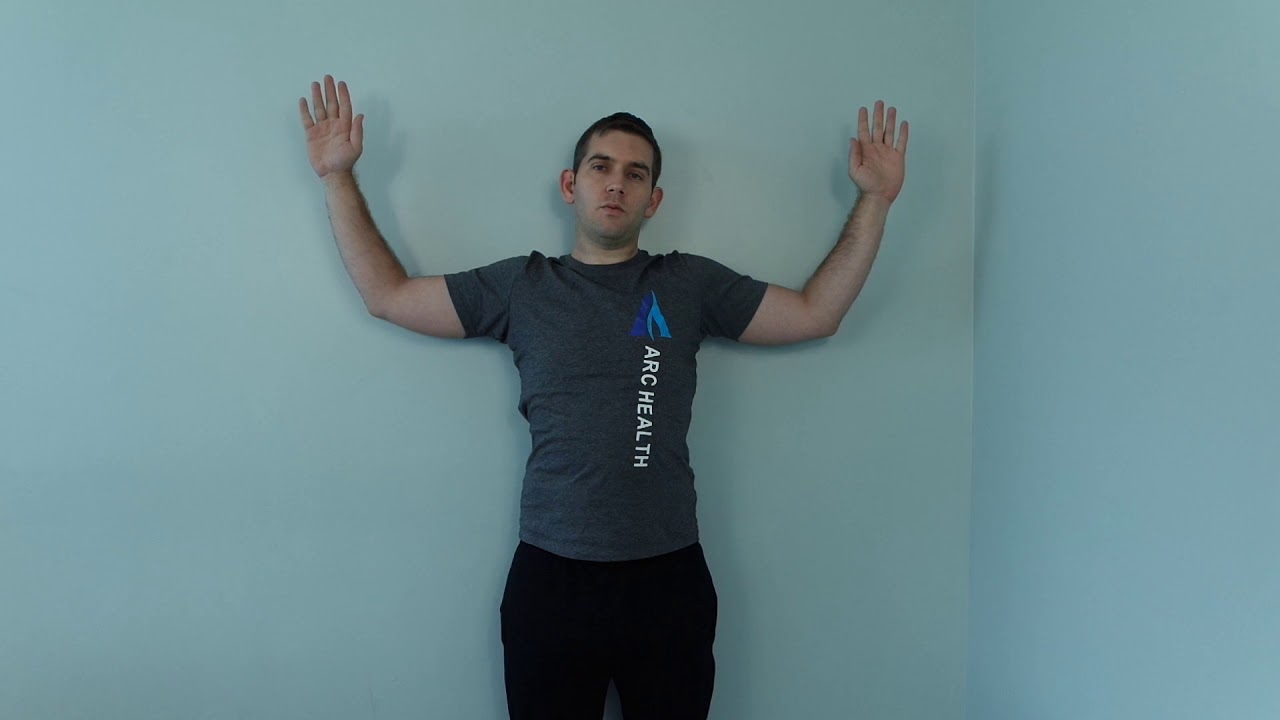 Wall Angel Exercise YouTube