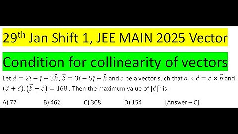 Let a ⃗=2i ̂-j ̂+3k ̂ , b ⃗=3i ̂-5j ̂+k ̂ and c ⃗ be a vector such that a ⃗×c ⃗=c ⃗×b ⃗ and (a ⃗+c