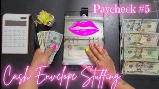 Cash Envelope Stuffing June Paycheck #5 | Life of Cherry