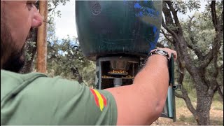 Cortijeros, para todos los que nos habéis preguntado, así funciona un dispensador de comida 😘💚🥰