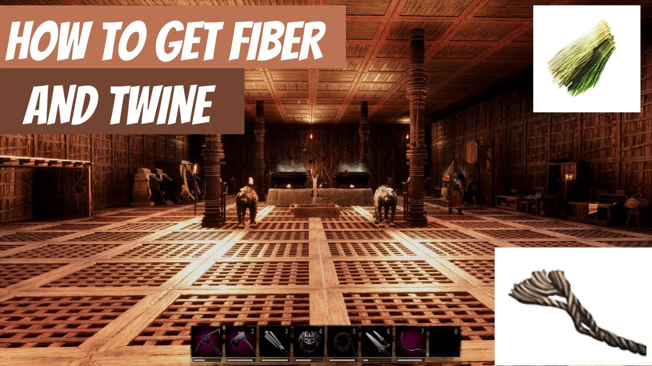 Conan Exile How To Get Fiber And Twine YouTube