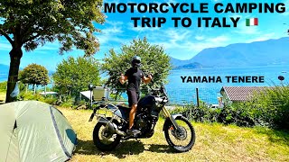 A Motorcycle Camping Trip To Italy And The Alps, Yamaha Tenere 700, Traveling, Touring, Two Up