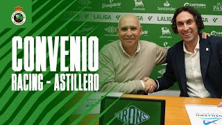 🤝 Racing y Ayuntamiento de Astillero firman un convenio para el uso de La Planchada