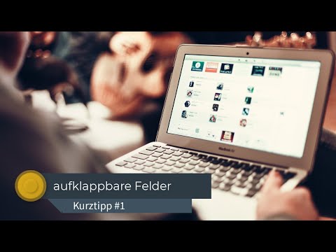 Logineo LMS Kurztipp #1: aufklappbare Felder