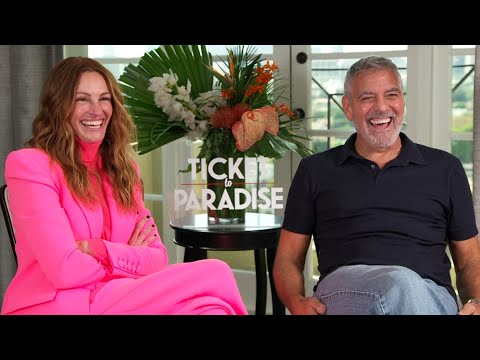 TICKET TO PARADISE: George Clooney Makes Julia Roberts Blush in Hilarious Interview