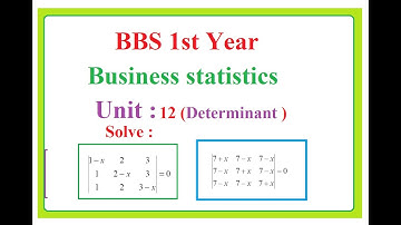 BBS 1st Year: Business Statistics