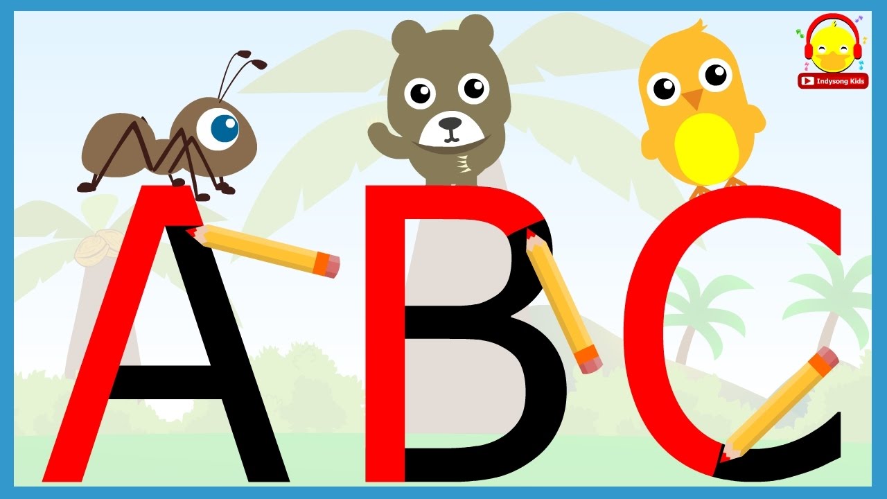 แบบฝึกหัดเขียน  Update 2022  สอนเขียนเอบีซี ABC พยัญชนะภาษาอังกฤษ A-Z Learn Alphabet | เพลงเด็ก indysong kids