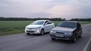 Hyundai Solaris vs Ваз 2114